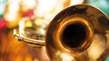 Foto einer Trompete